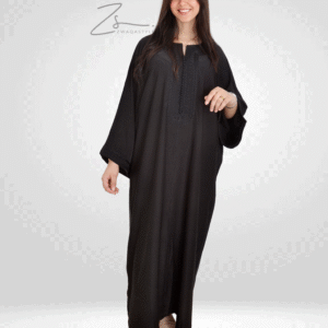 Jellaba Noire – ZwaqaStyle
